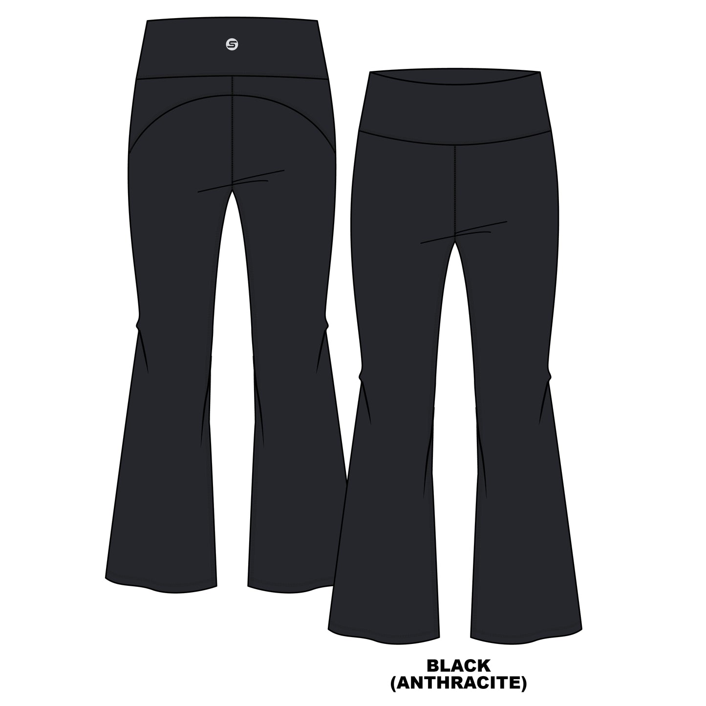 Athletic High Rise Flare Pants