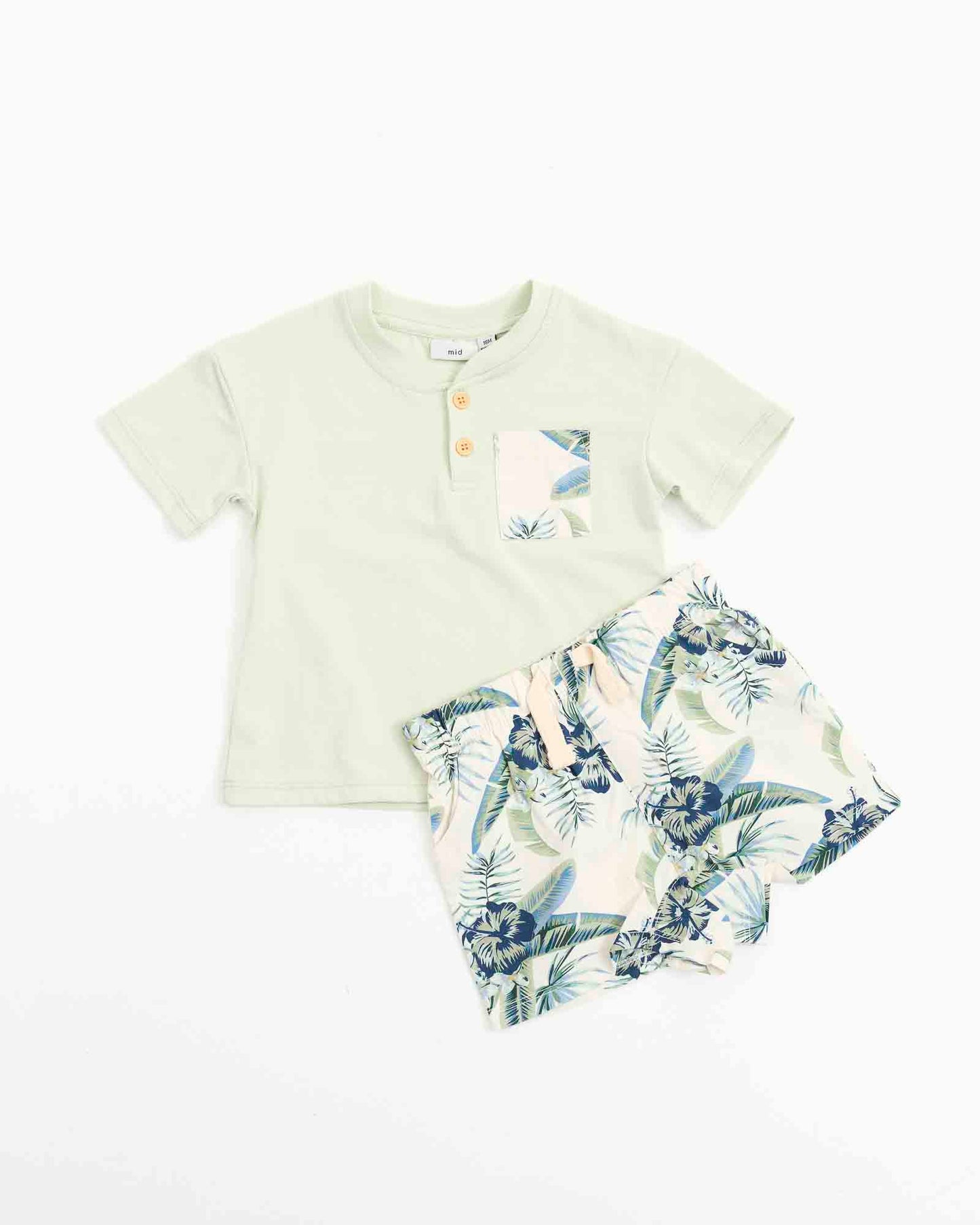 Infant Boy Printed Short Set