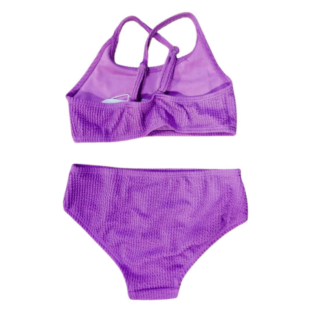 Girl's 2pc Crinkle Cut Bikini
