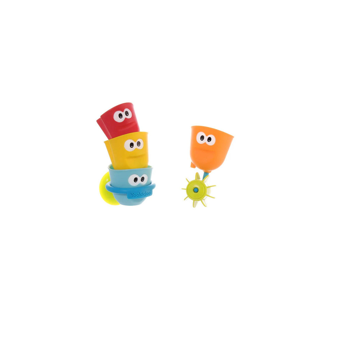Yookidoo-Fill 'N' Spill Action Cups - Bath Toy - 9 months+