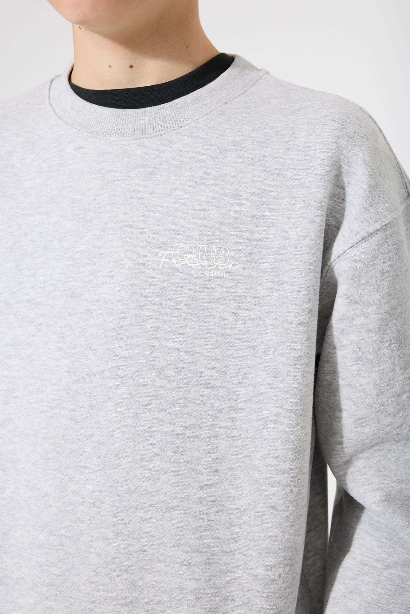 Grey Melee Club Crewneck