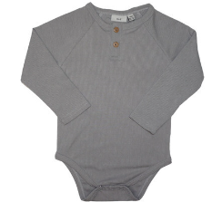 Infant Ribbed Long Sleeve Bodysuit