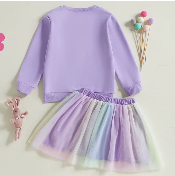 Bunnies & Bows Tulle Skirt Set