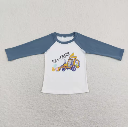 Eggs-Cavator Raglan Long Sleeve