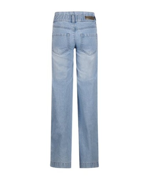 Girls Paper bag Light Wash Jeans