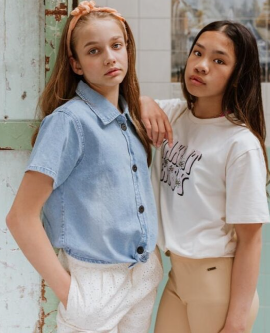 Girls Eyelet Shorts