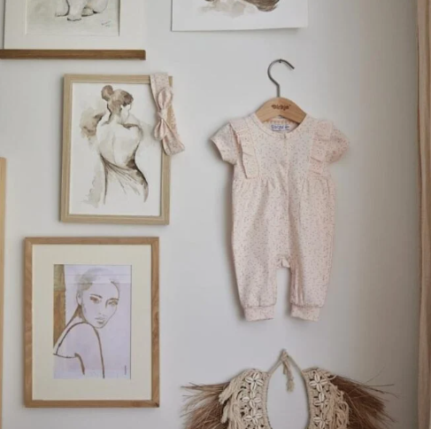 Light Peach Playsuit with Headband