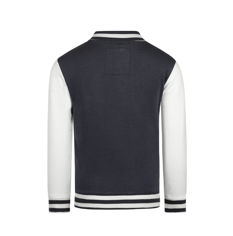 Blue Varsity Bomber Jacket
