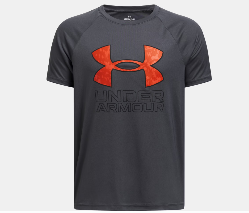 UA Tech™ Hybrid Print Boys' Short Sleeve