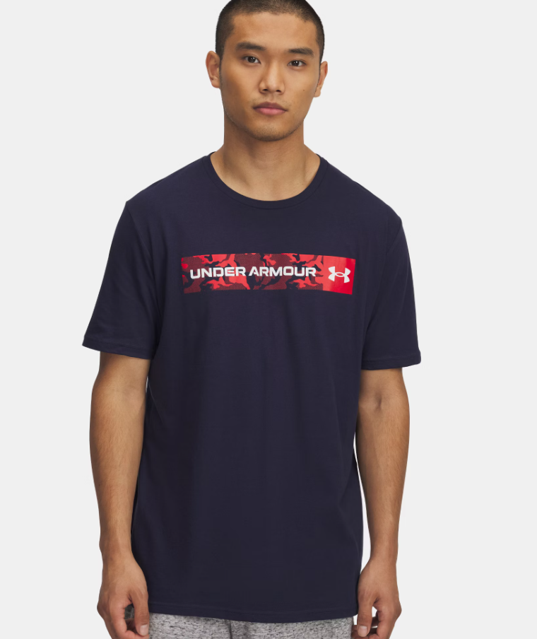 Men's UA Camo Chest Stripe Short Sleeve