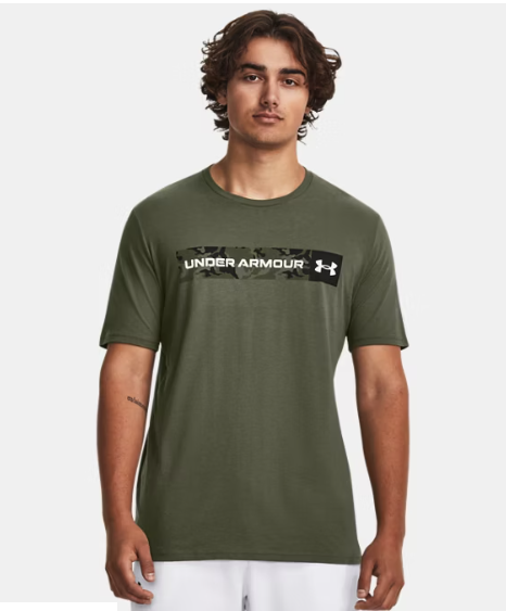 Men's UA Camo Chest Stripe Short Sleeve
