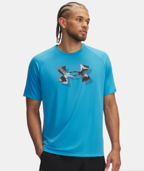 Men's UA Tech™ Print Fill Short Sleeve