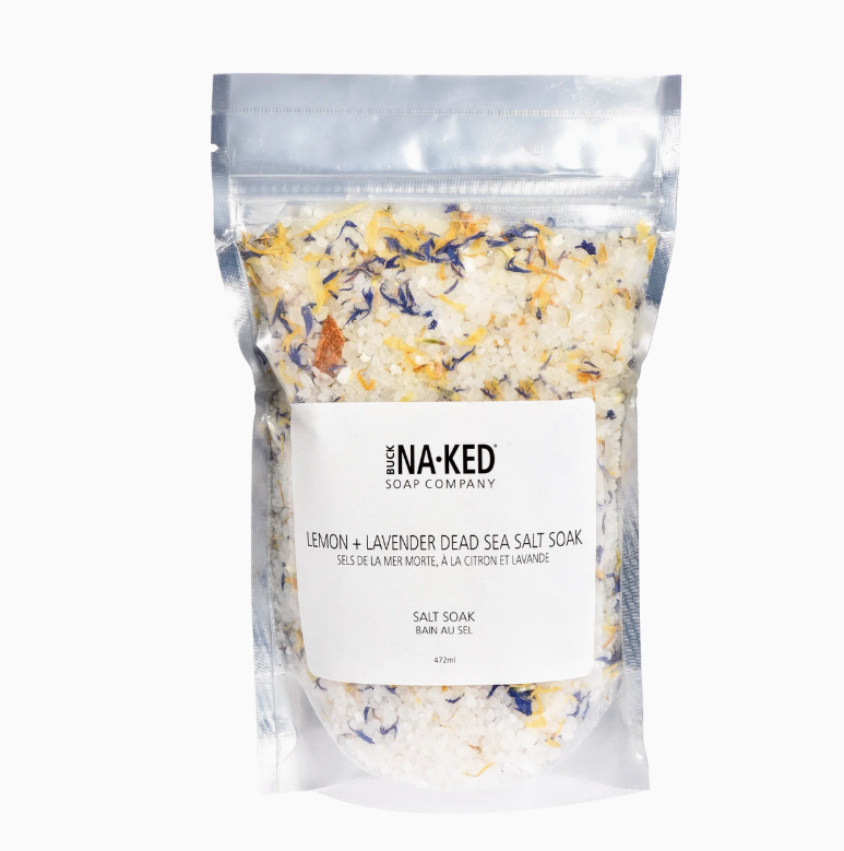 Lemon + Lavender Salt Soak - 472 ml/16 Floz