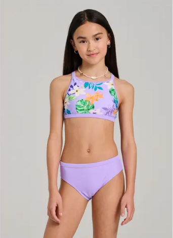 Tropical High Neck Bikini