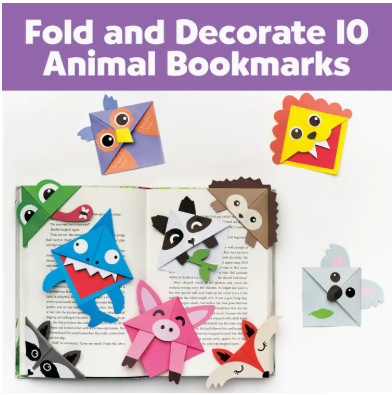 Corner Creature Bookmarks Mini Kit - Diy Craft For Kids