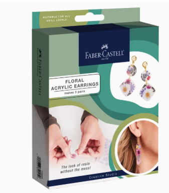Pressed Floral Earrings -Craft Kit