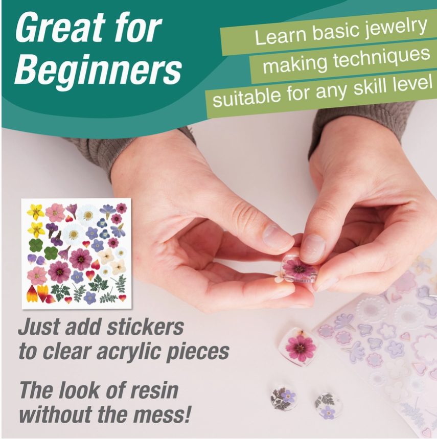 Pressed Floral Earrings -Craft Kit