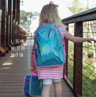 Mermaid Scales Backpack - 15 Inch