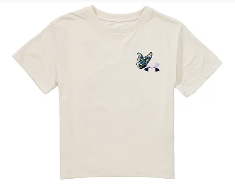 Short Sleeve Graphic Moths T-Shirt