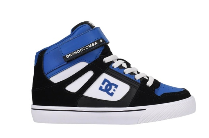 Children's Pure High Top EV -Blue/Black/White
