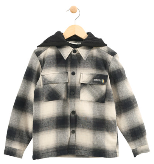 Boy's Hooded Shacket