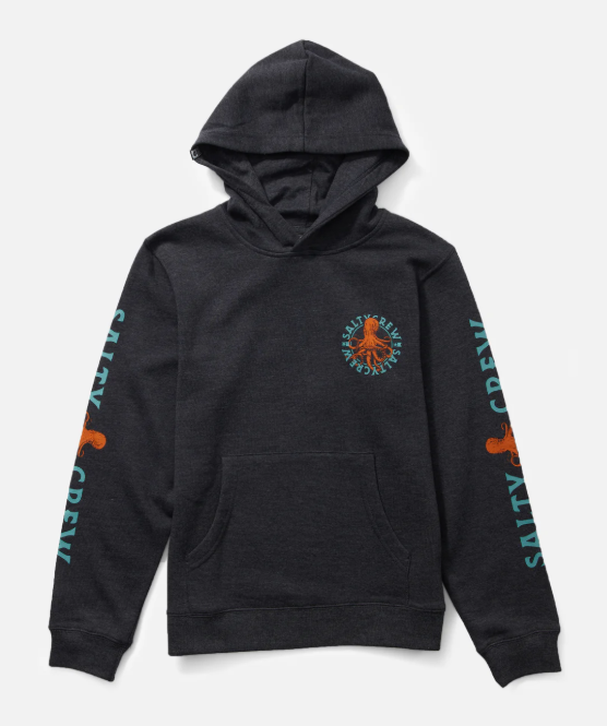 Tentacles Boys Fleece Hoodie - Navy Heather