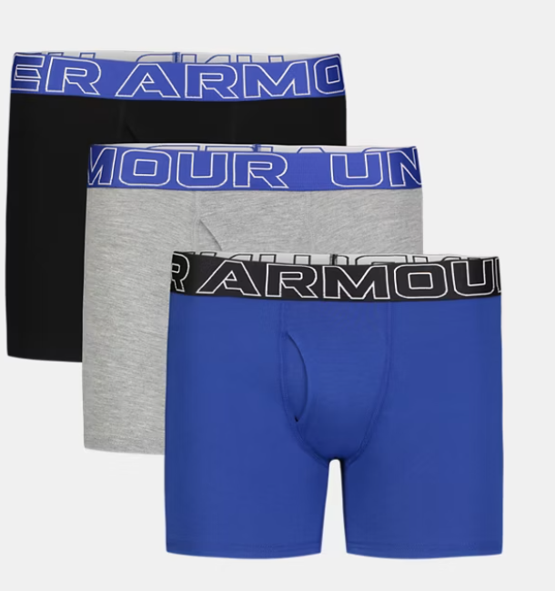 Performance Cotton Boys' 4" 3-Pack Boxerjock®