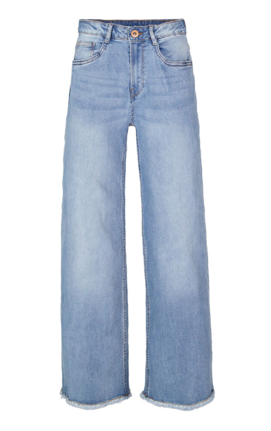 Annemay 551 Light Wash Wide Jeans
