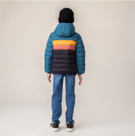 Teal Quilted Coat