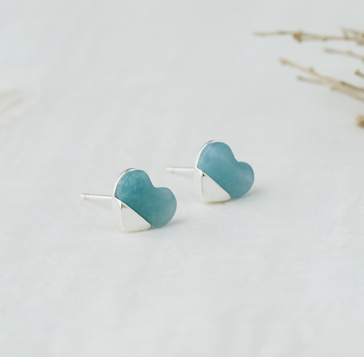 Full Heart Studs