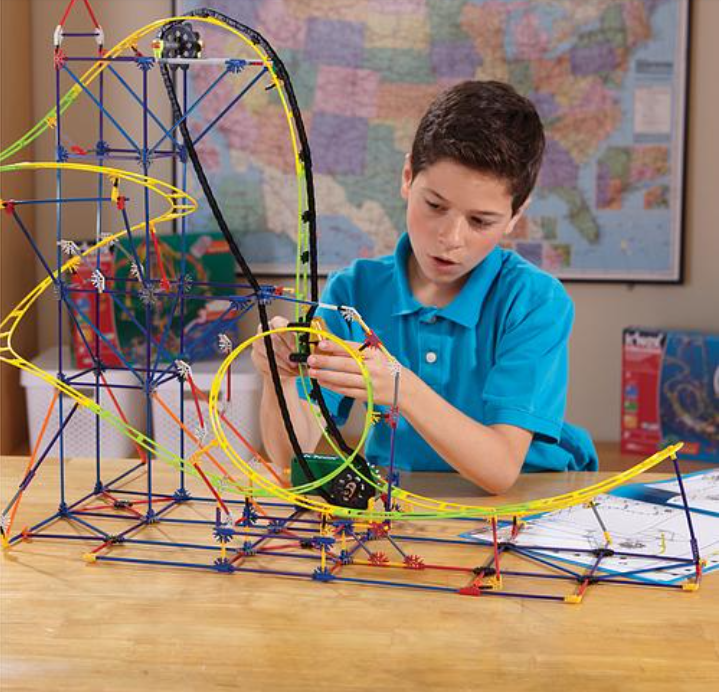 K'NEX STEM - 546PC Roller Coaster Motorized