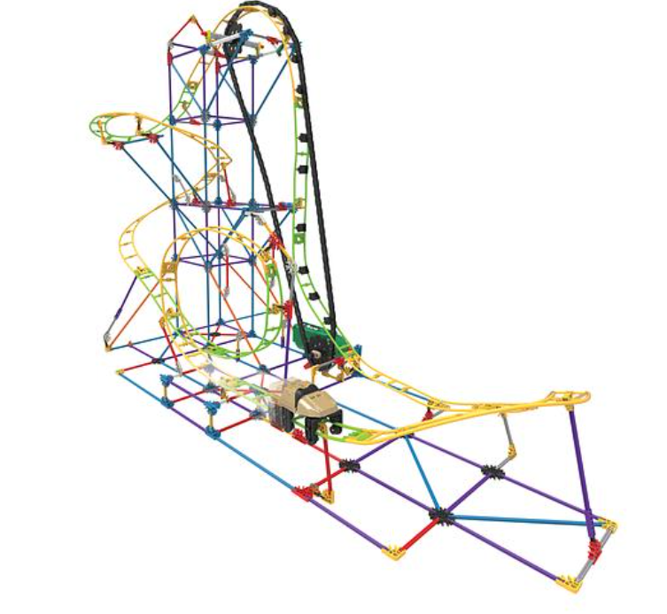 K'NEX STEM - 546PC Roller Coaster Motorized