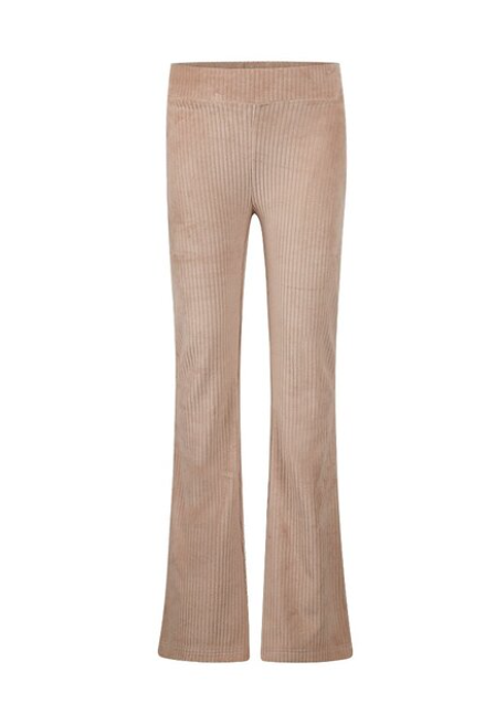 Taupe Corduroy Flare Pants
