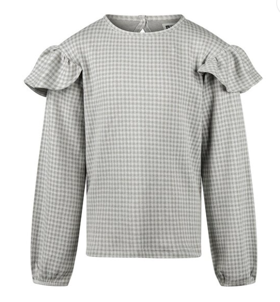 Grey Checkered Long Sleeve