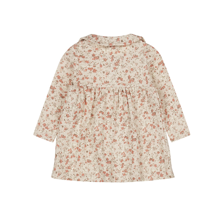 Floral Collared Dress & Headband
