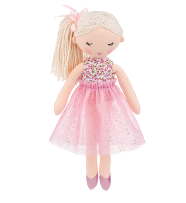 14" Floral Fancy Doll