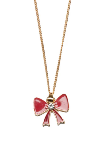 Holiday Bow Necklace