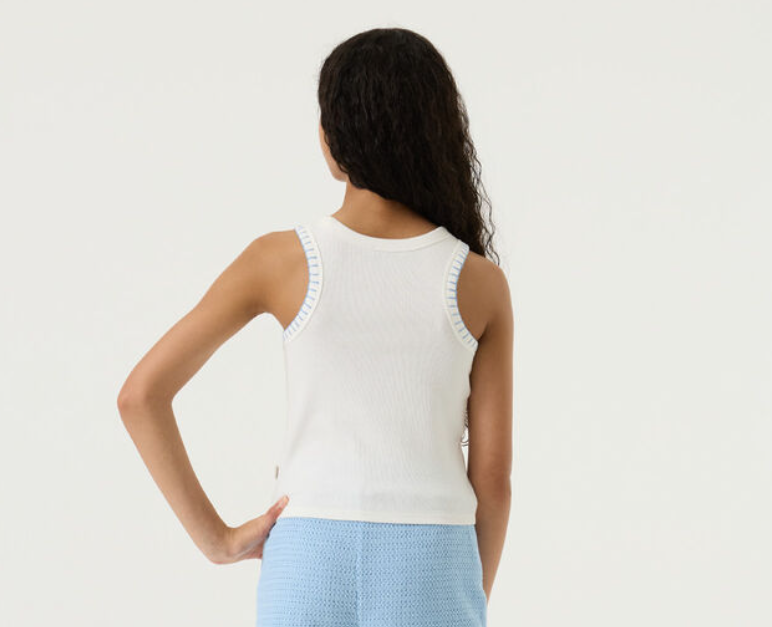 Youth Blue Stitch Tank Top