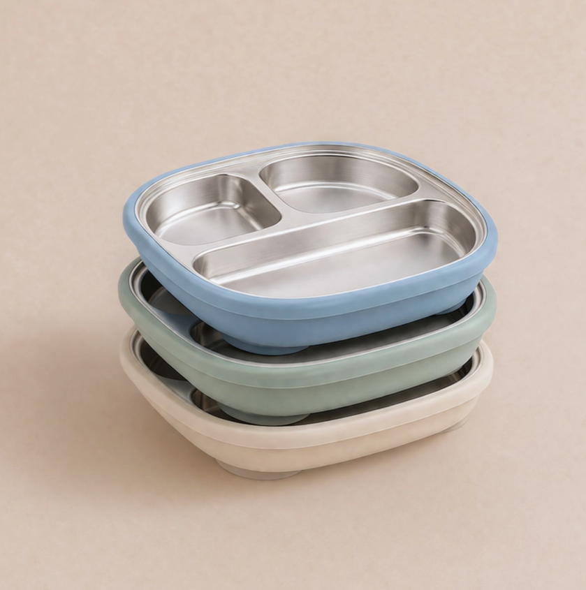 Stainless Steel Silicone Suction Plate