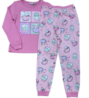 Teacup Kitten 2pc Pajama Set