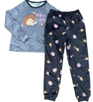 Sleepy Hedgehog 2pc Pajama Set