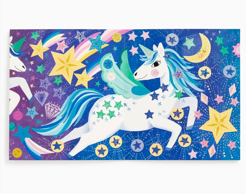 Unicorn Magic Sticker Sparkle Poster Activity Kit