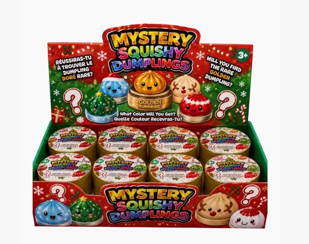 Slow Rise Foam Mystery Dumplings - Holiday Edition