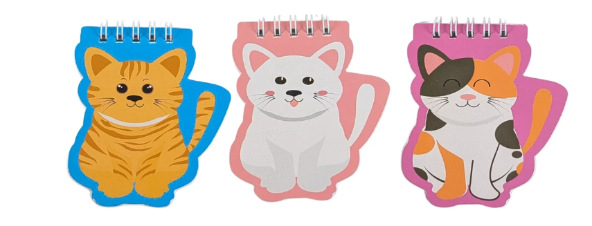 Cat Shaped Notebook