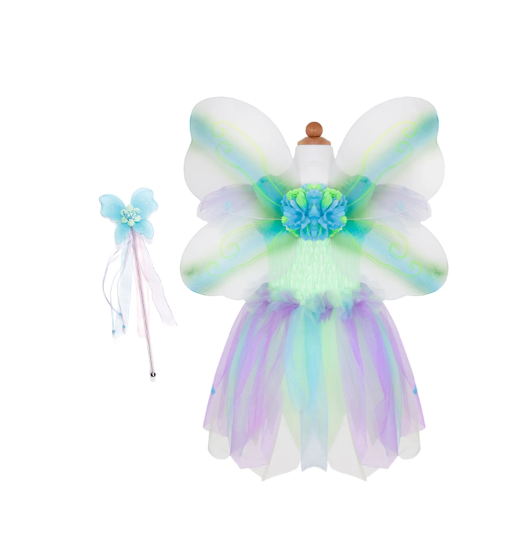 Butterfly Dress w/ Wings and Wand