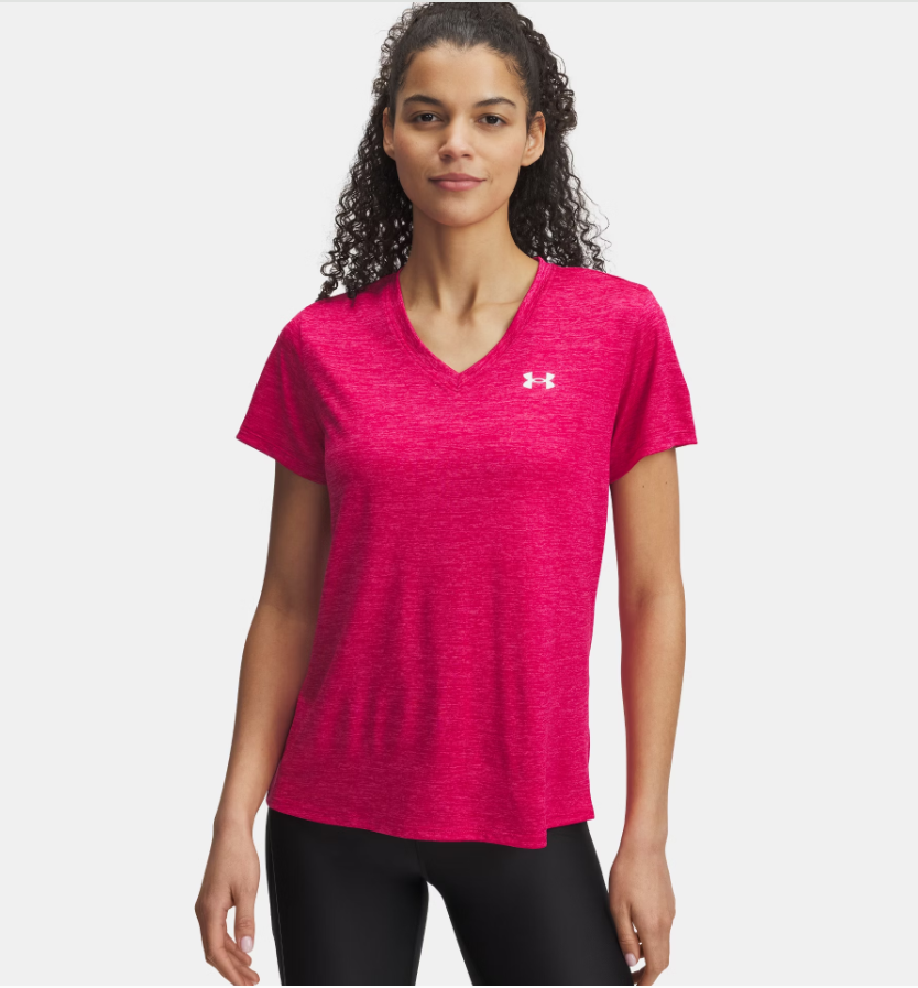 Women's UA Tech™ Twist V-Neck Short Sleeve