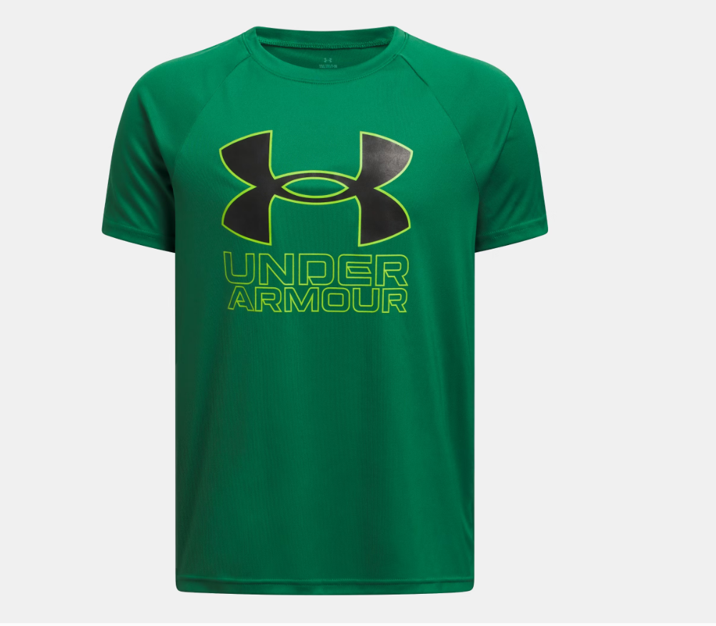UA Tech™ Hybrid Print Boys' Short Sleeve