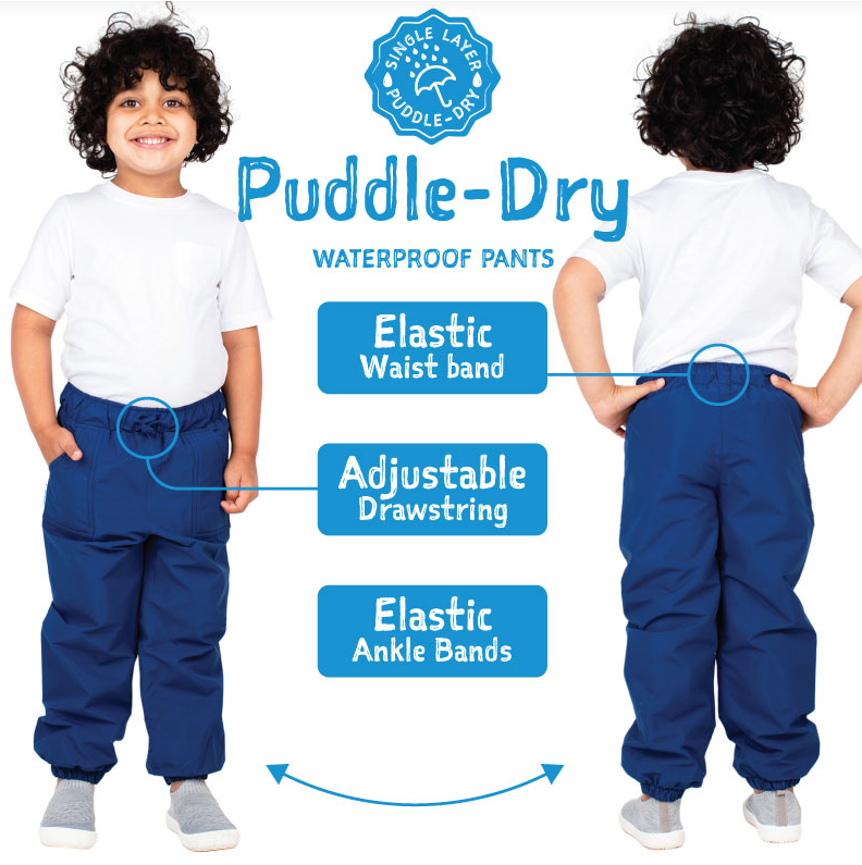 Kids Single Layer Rain Pants