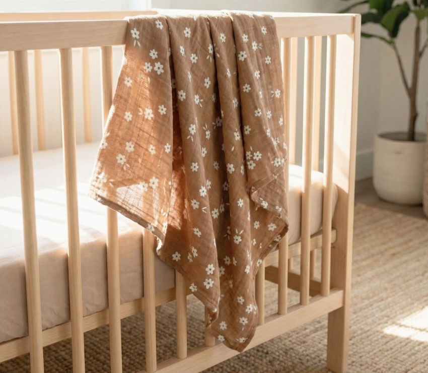 Bamboo Muslin Swaddle Blanket