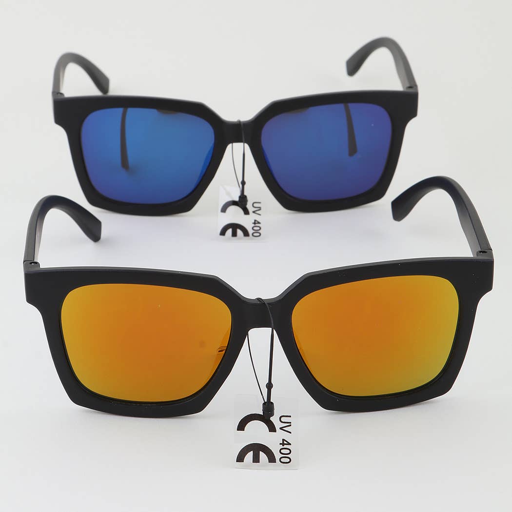KIDS Matte Polycarbonate Box Sunglasses
